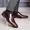 Men Classic Leather Shoes Business Pointed Toe Platform Loafers Work Men Dress Shoes New In Big Size