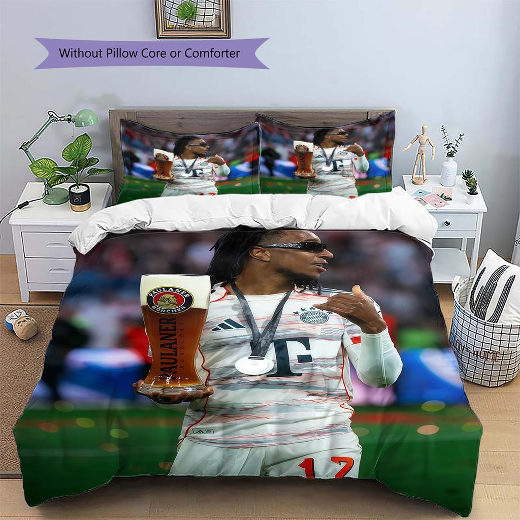 Biancheria da letto con motivo Michael Olise Decorazione per la casa Regalo di compleanno (1 * copripiumino + 2 * federa, senza nucleo)