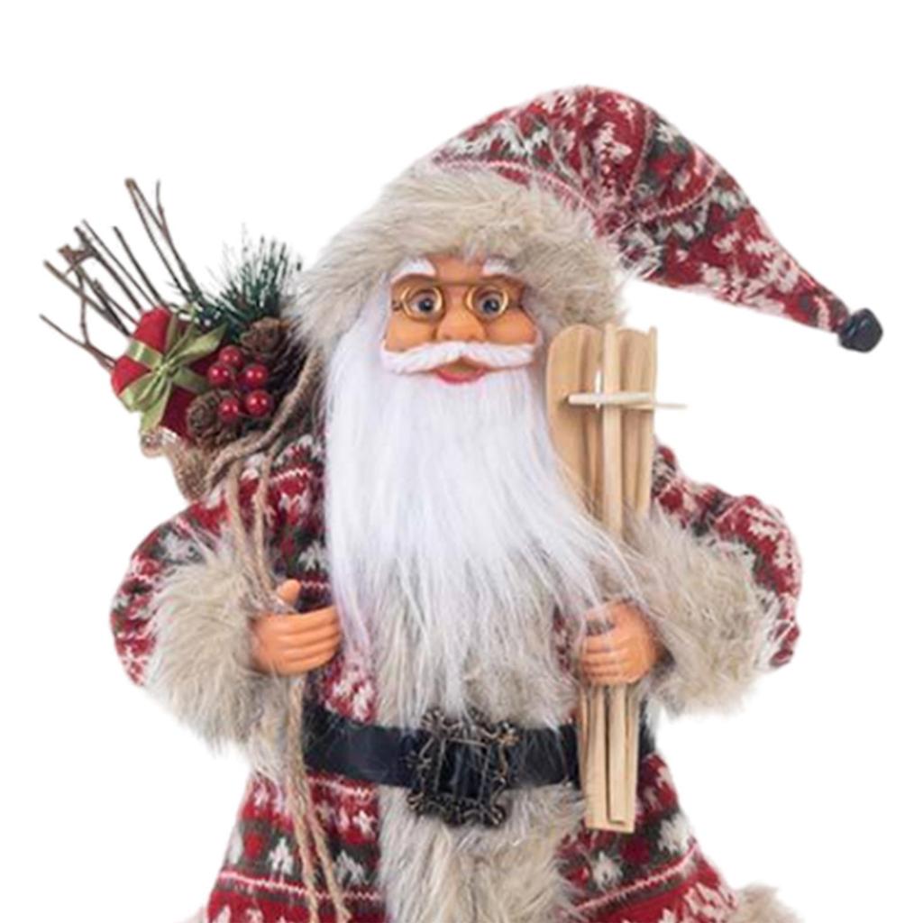 Elegant Santa Figurine for Festive Home Decor