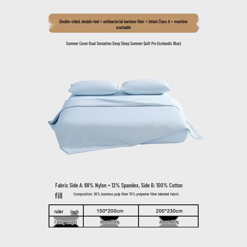 Mercury Textiles Deep Sleep Cooling Summer Quilt 150x200cm