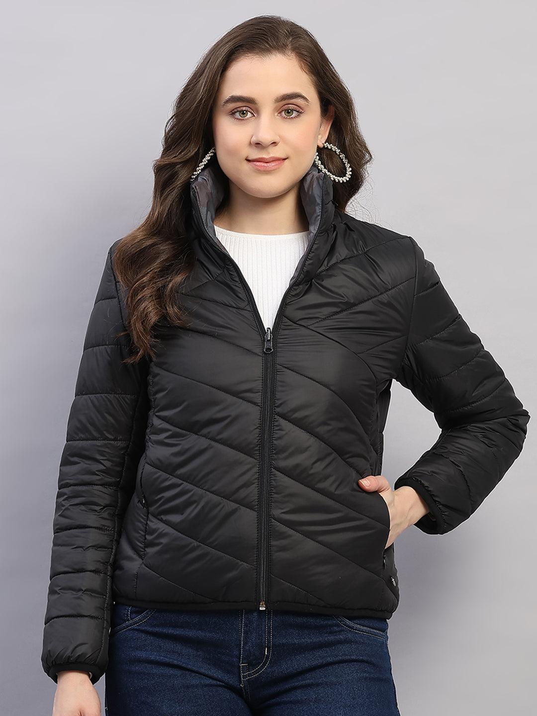 Monte Carlo Women Regular Fit Black Jacket M чёрный