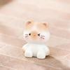10Pcs Cute Mini Cat Figurines Resin Craft Hand Painted Tiny Kitten Models For Fairy Garden Diy Micro Landscape Decor Accessorie
