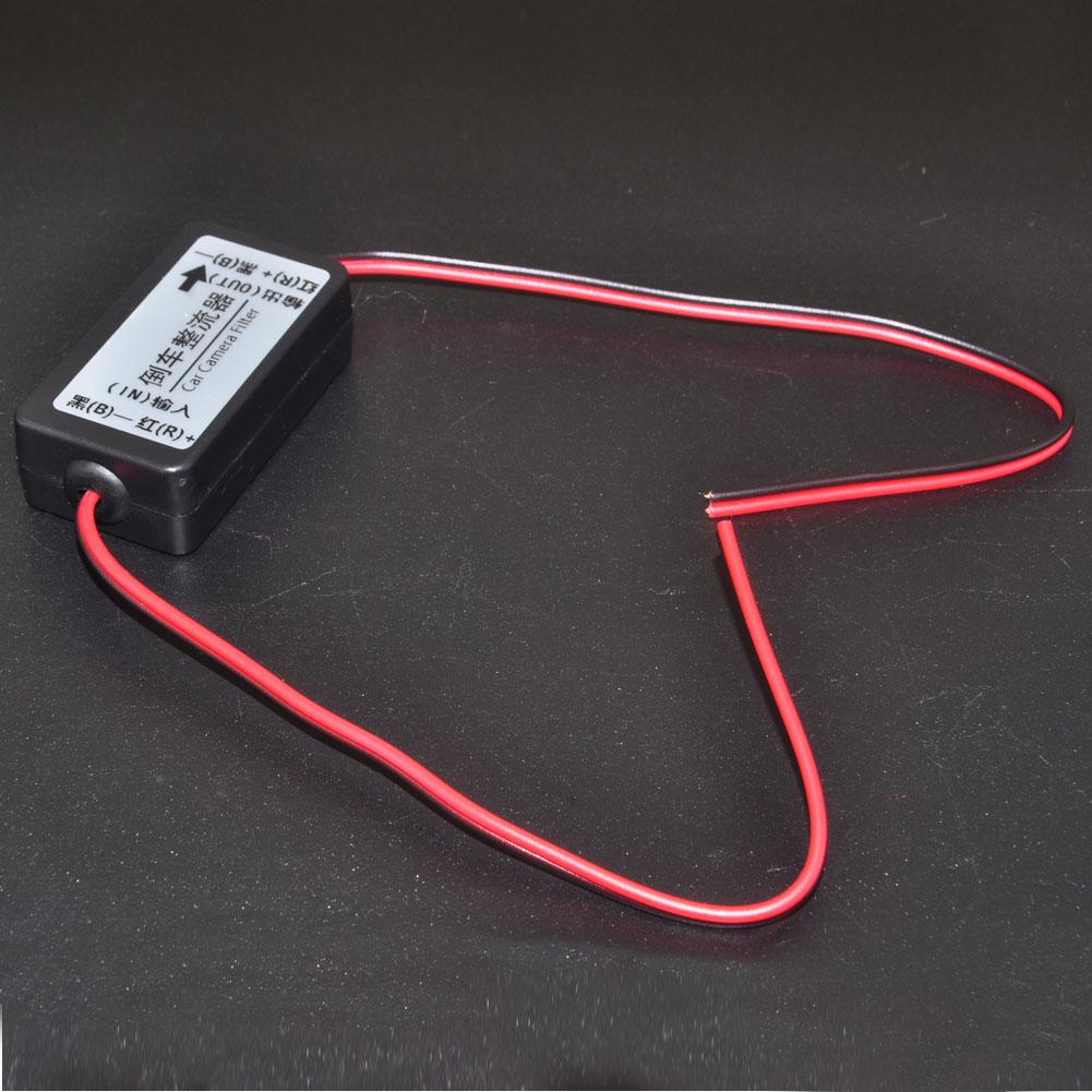 מסנני כוח 12V מיישרים משנאי מצתים מצלמת רוורס מסך Splash עם אדוות הפרעות פילטר ממסר