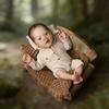 1 Stück Weiche Häkeldecken-Korbfüller Füllmaterial Baby-Foto-Pad Neugeborenen-Hintergrund-Requisite Mehrfarbige Studio-Fotografie-Requisiten