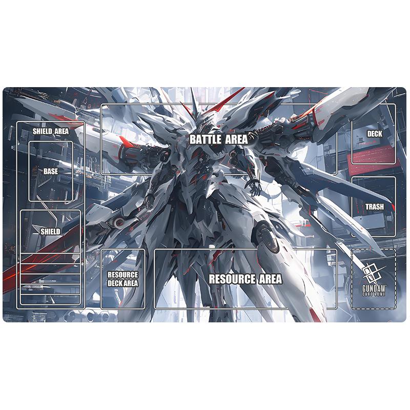 2026 New Gundam GCG Solo Play Mat DIY Anime Card Game Mat Non-Slip Single Player Table Mat Gift for Kids Collectors