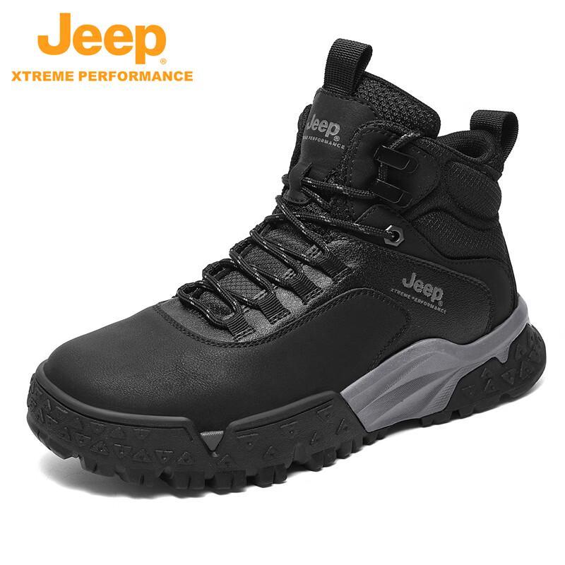 JEEP Men s High-Top Hiking & Snow Boots 38