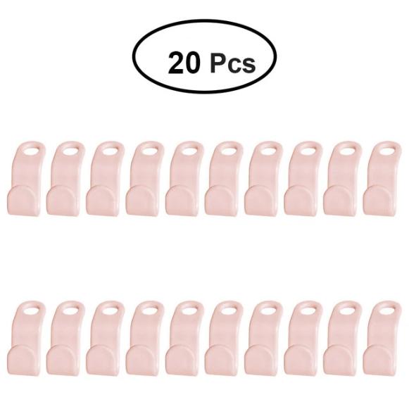 50pcs Clothes Hanger Extender Clips Space Saving Connector Hook Cascading Hangers Hooks Home Closet Storage Rack Organization