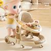 Baby walker walker 6-18 months anti-O-leg anti-rollover baby trolley music toy