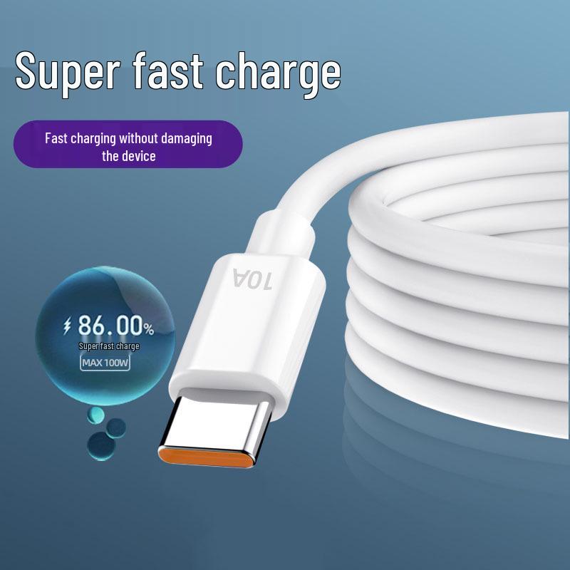 

120W Super Fast Braided USB-C Charging Cable, 10A for Huawei Honor Phones