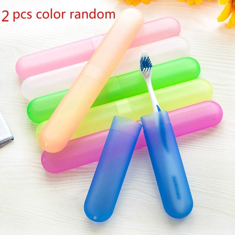 Outdoor Portable Travel Toothbrush Box Cover Breathable Toothbrush Case Protective Health Anti-bacteria Toothbrushes Protector