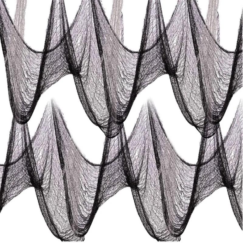 Halloween Gauze Black Spaghetti Color Ghost Festival Decoration Halloween Party Home Scene Decoration Horror House Horror Props