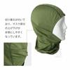 SHENKEL Mesh Fabric Balaclava Face Mask, Camouflage (OD Olive Drab) with Silicone Inner Mask Set, Quick-Drying and Breathable