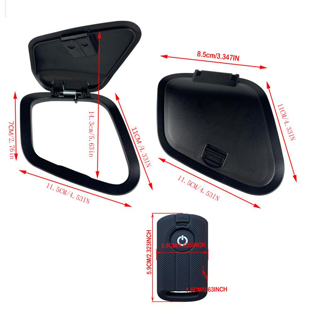 For Yamaha Nmax 155 125 115 V2 Accessories Tool Box Storage Dust Cover Side Pocket Waterproof Cap Modification Key Case Cover