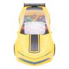 Electric Universal Clock Racing Car Colorful Light Music Small Yellow Toy Car for Boys
