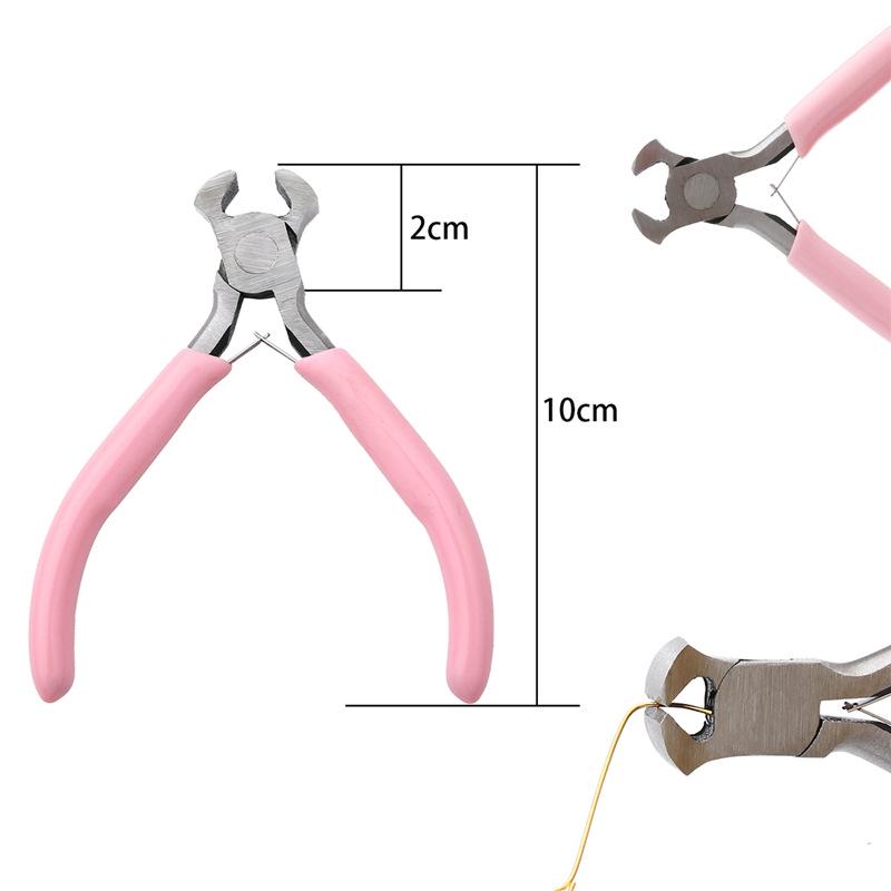 Handmade Trumpet Mini Jewelry Pliers Set: Pointed Nose & Round Nose for DIY Wire Wrapping & Beading