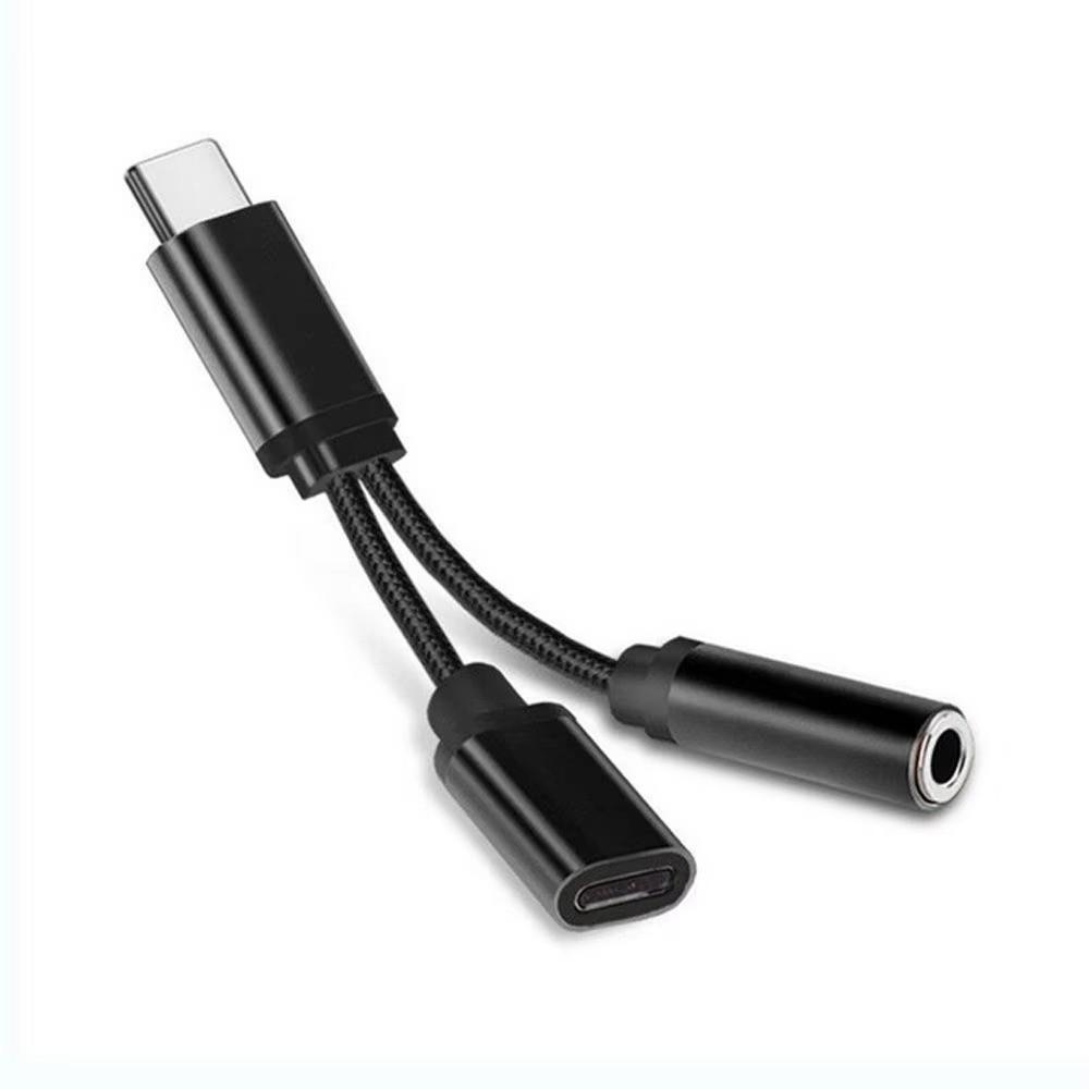 USB C To 3.5mm Type C Audio Adapter Male To Female Audio Converter Adapter 3.5mm Jack Connector