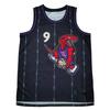 RJ Barrett #9 City Edition Raptors Basketball Jersey - Black
