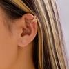 1PC Meatl Cubic Zirconia Ear Cuff Ear Clip for Women Zircon Cross Shape No Pierced Small Earring Fake Cartilage Piercing Jewelry