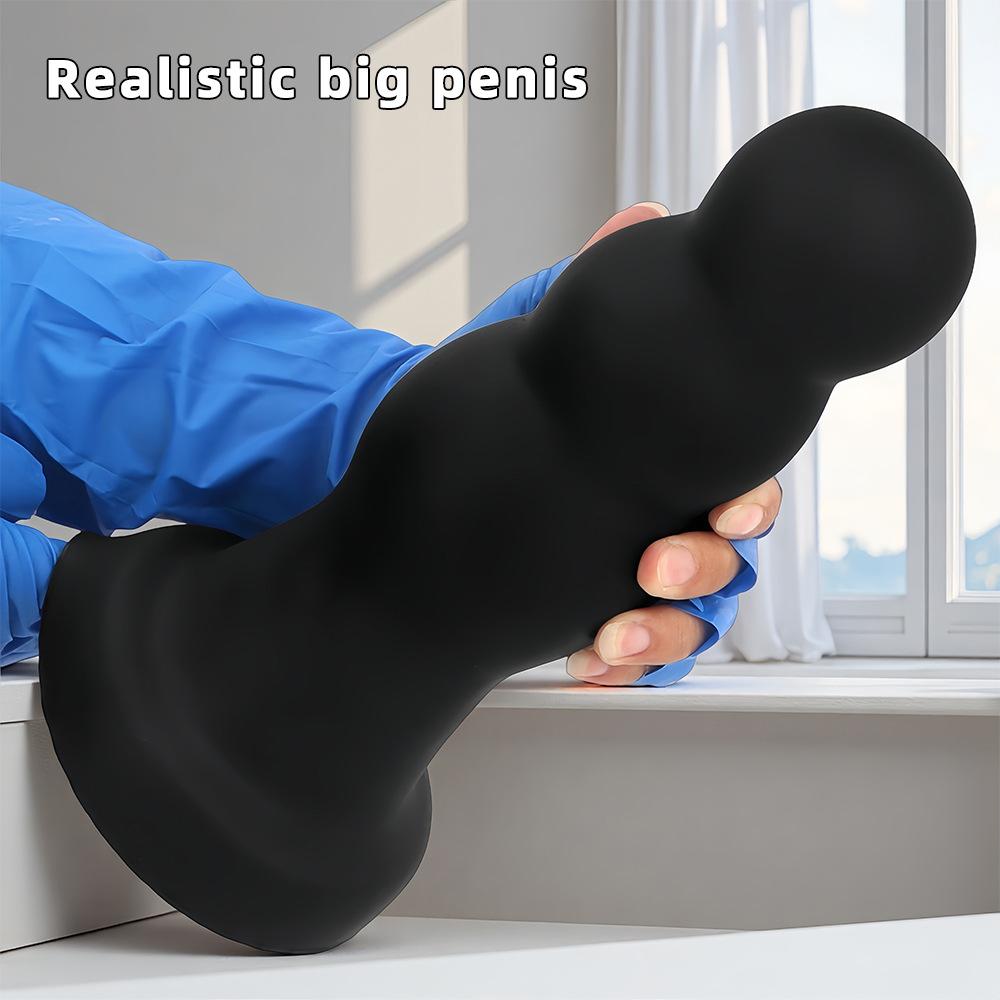 Soft Bead Anal Plug Oversized and Thick Suitable for Male and Female Anal Harem
