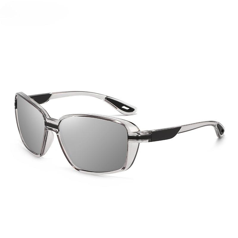 Retro Square Frame Sports Polarized Sunglasses Women's Men's Cycling Hiking Outdoor Travel UV400 UV Protection Trendy Eyewear