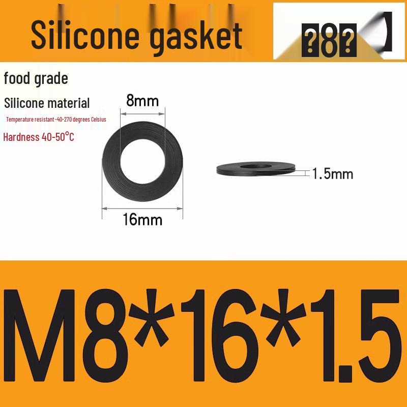 Silicone High-Temp Waterproof Gasket & Shock Absorbing Seal Pad