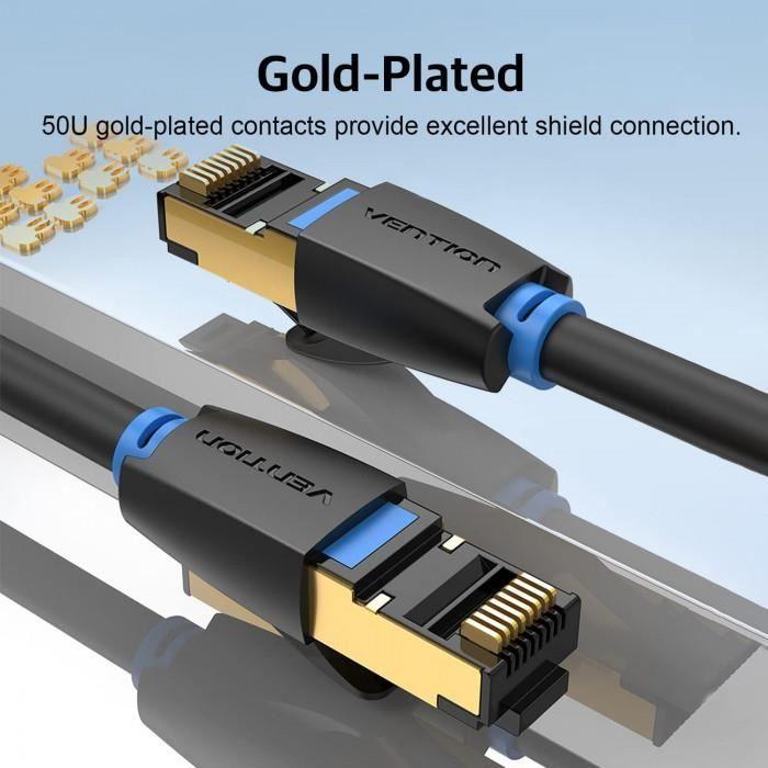Cable Ethernet Cat 8 40Gbps 10m High Speed SFTP Vention