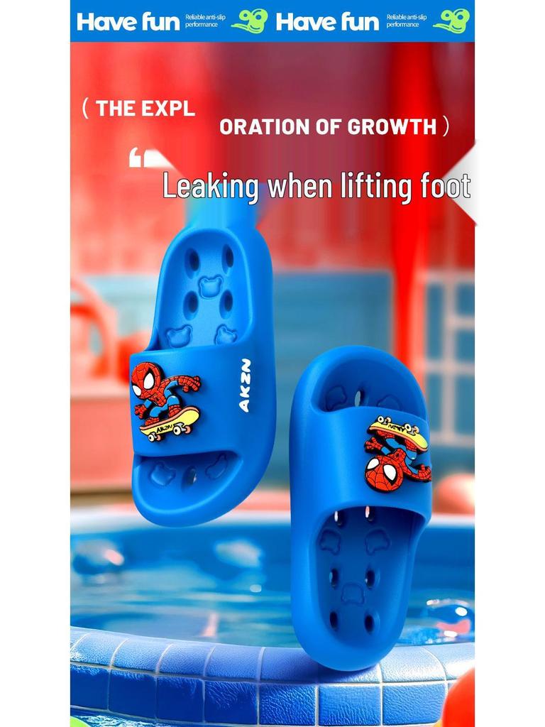 Kids' Summer Non-Slip EVA Bathing Sandals 2025: Two-Way Design for Boys and Girls