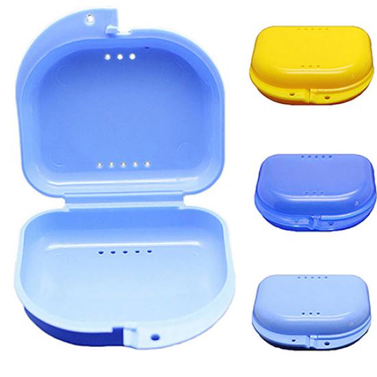 Dental Orthodontic False Tooth Retainer Denture Storage Case Box Container Tray
