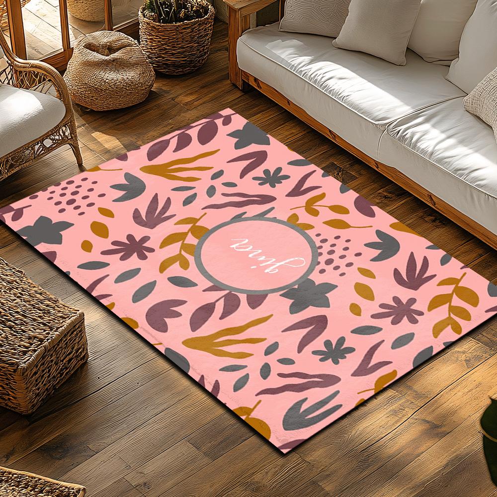 Botanical Doormat Indoor Outdoor Washable Floor Mat Entryway Rug Farmhouse Decor Tropical Leaf Pattern Welcome Mat Home Decor Ar