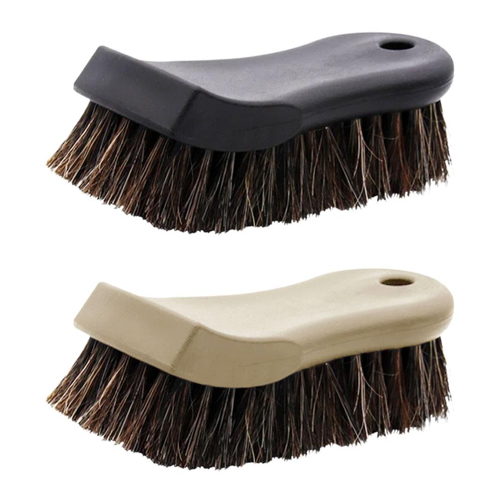 Soft Horsehair Leather Cleaning Brush Genuine Horsehair Detailing Brush Car Interior Detailing Tool For Car Cleaning