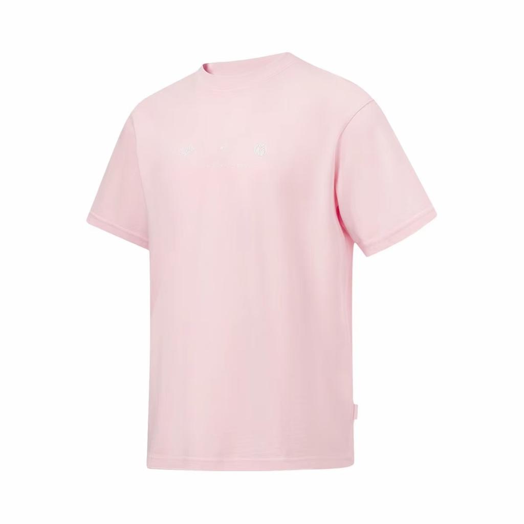 Li-Ning Loose Fit Round Neck Printed Casual Versatile T-Shirt Unisex Tops AHSUC79-1