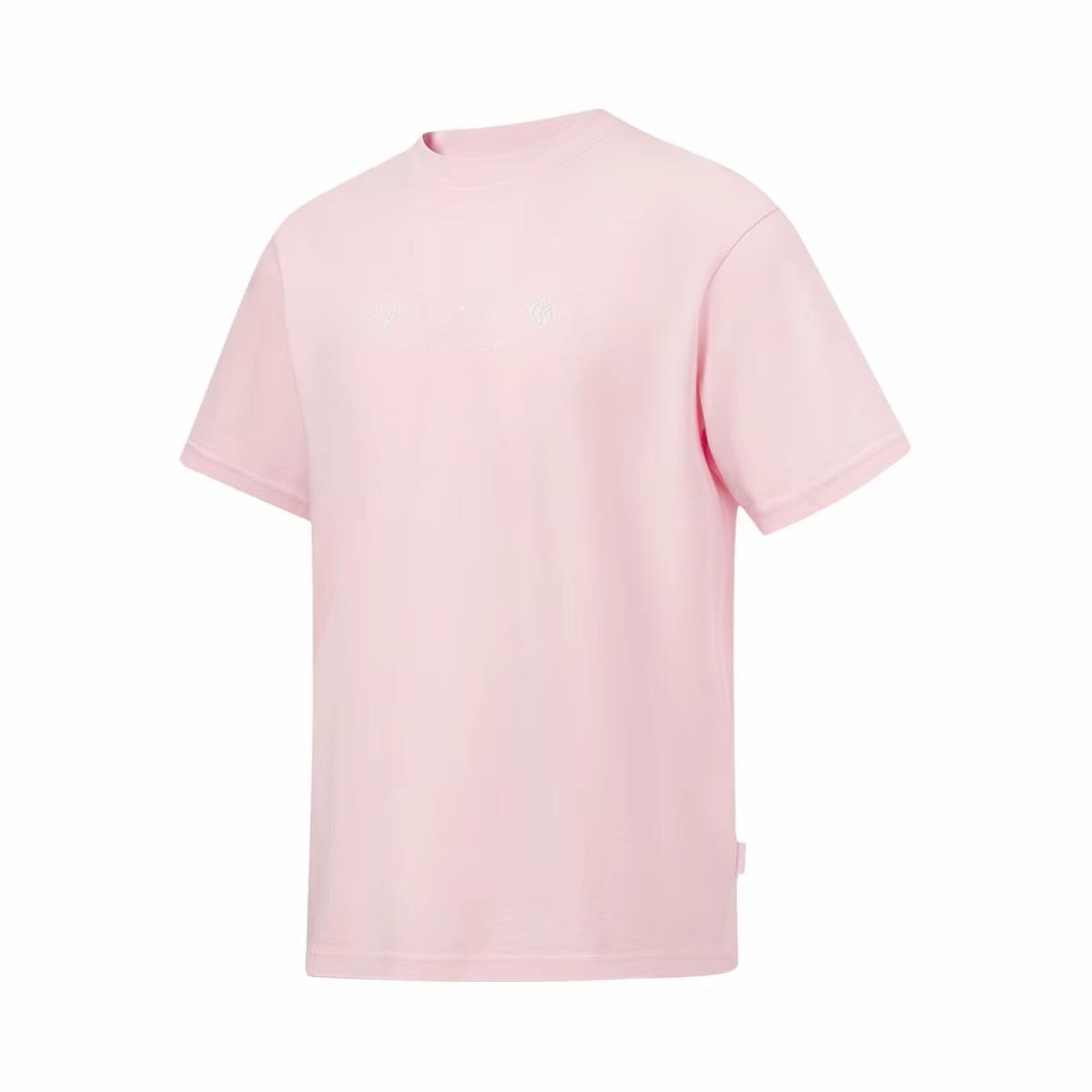 

Li-Ning Свободный крой, круглый вырез, принт, повседневная, универсальная футболка, унисекс топы AHSUC79-1 L