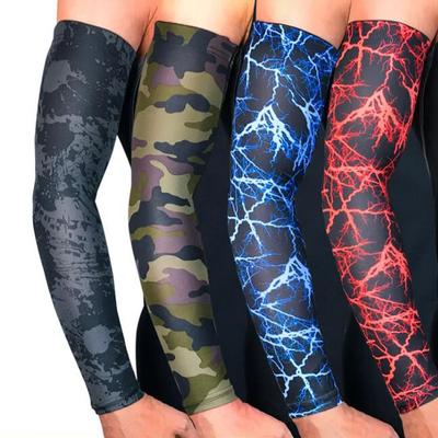 Armstulpen mit Camouflage-Print, für Hand, Sport, Volleyball, Basketball, Armschutz, Sonnenschutz, Outdoor, Wandern, Radfahren