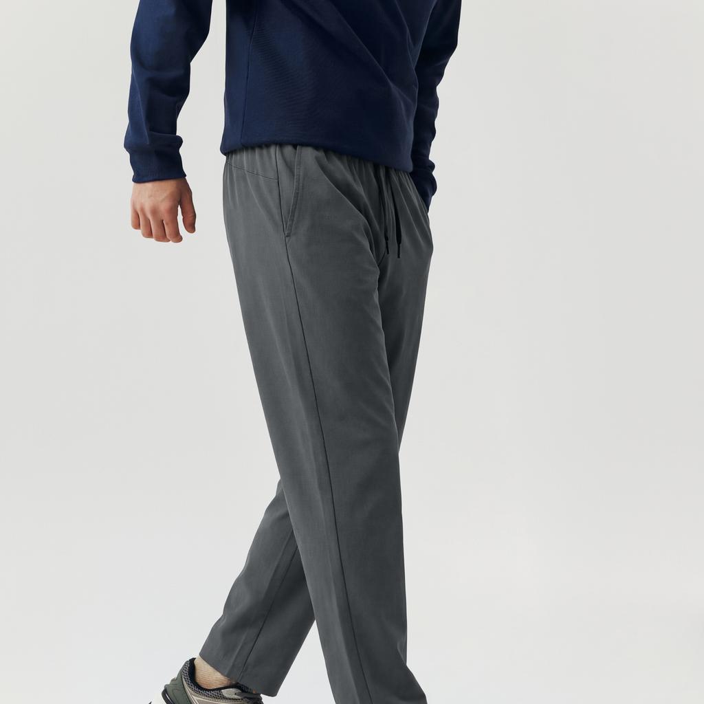 Skechers Breathable Lace-Up Solid Color Casual Pants Men Bottoms L126M036-013P
