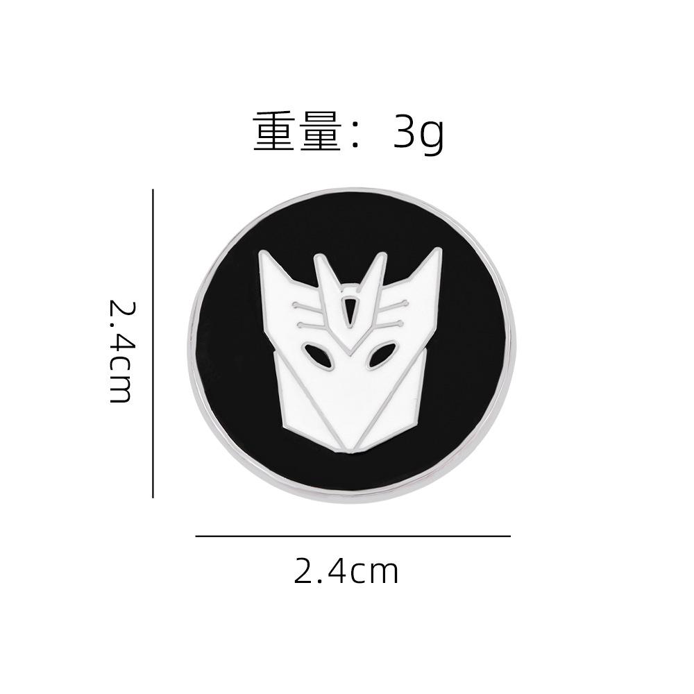 Transformers series cartoon badges Avengers Marvel movie peripherals Team America Spider-Man brooch