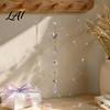 Crystal Wind Chime Butterfly Suncatcher Chime Rainbow Maker Prism Hanging Ornament Sophisticated Courtyard Ornament Indoor Outdoor Pendant for Home,