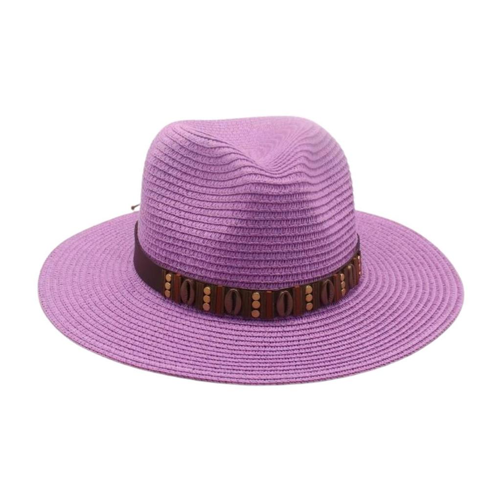 Famous Style Straw Hat Men And Women Travel Beach Sun Hat