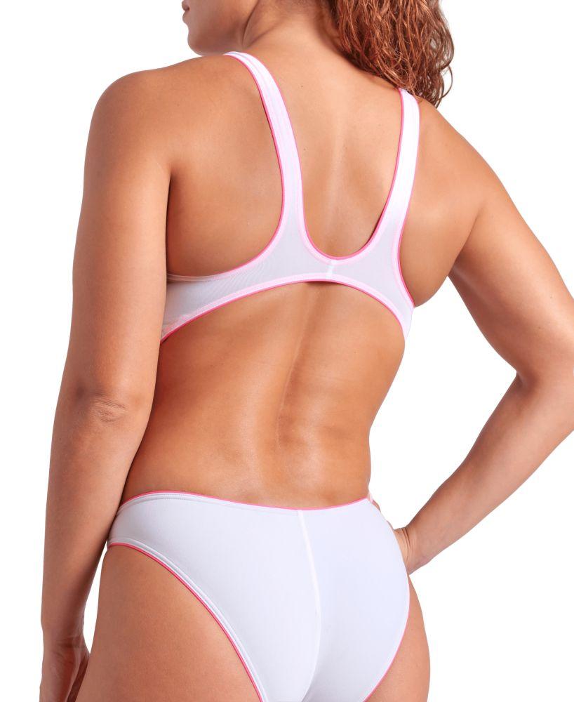 Arena Badeanzüge Damen One Next Badeanzug Weiß Schockierendes Pink 007916/198 D36
