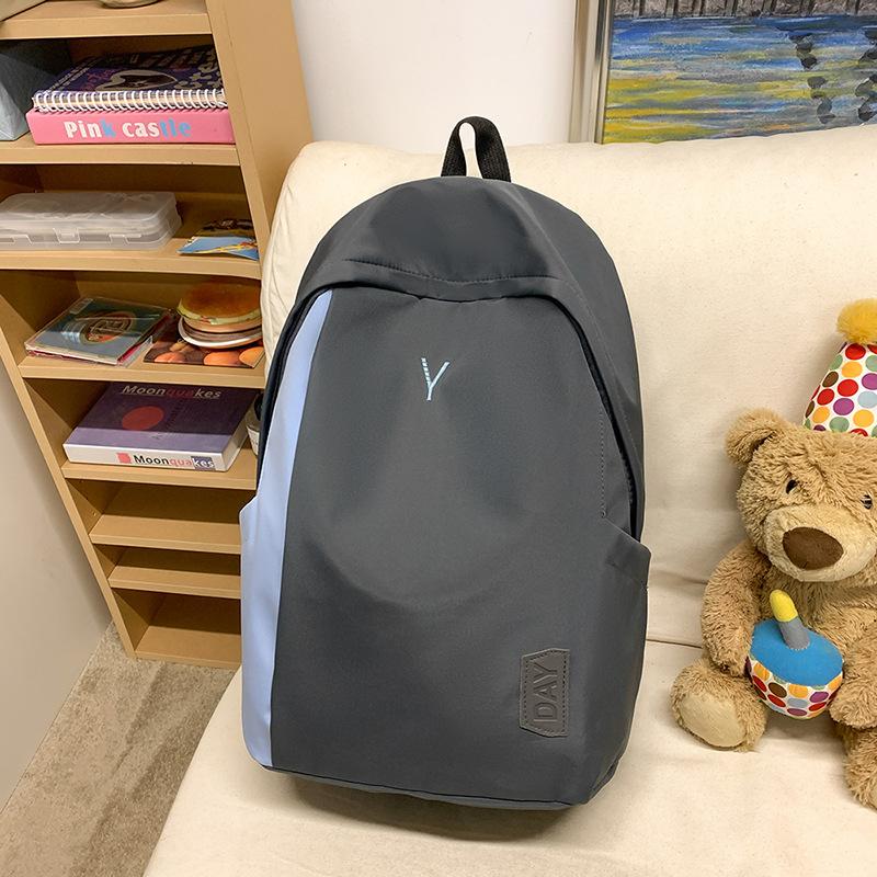 

Школьный рюкзак для девочек, мальчиков-подростков, старшеклассников, мужской рюкзак, большая вместимость, новый рюкзак 2025 года, дорожная сумка через плечо. серый