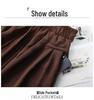 Women's Retro Drapey Wide-Leg Pants: Slimming, Elegant Straight-Leg Trousers for Spring/Summer 2025