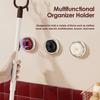 Multi-functional Magnetic Storage Rack No Drilling Adhesive Space Saving Clothes Hook Pole Electric Toothbrush Toilet Brush Broom Organizer Holder