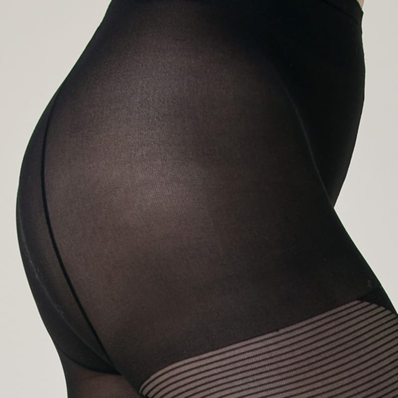 HUGDAY [20 Denier] Twister Pattern Pantyhose