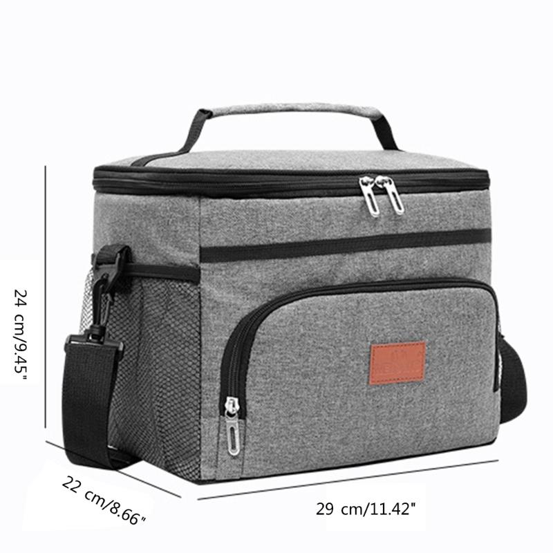 Portable Lunch Bag Insulated Bento Box for Women Men Reusable Lunch Box Dinner Container Large Capacity Handbag Food Bag