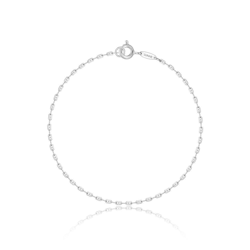 Lunne 14K Step Link 0.3 Chain Bracelet (14K Gold) #Lfb07