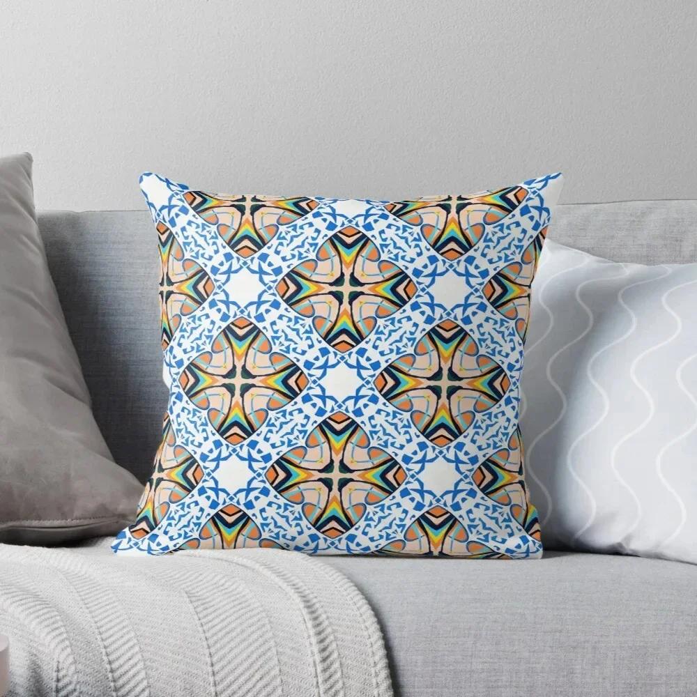 Office Decoration Cushion Cover Cartoon Character Style Life Scene Print Decoration Home Pillow Cover Square