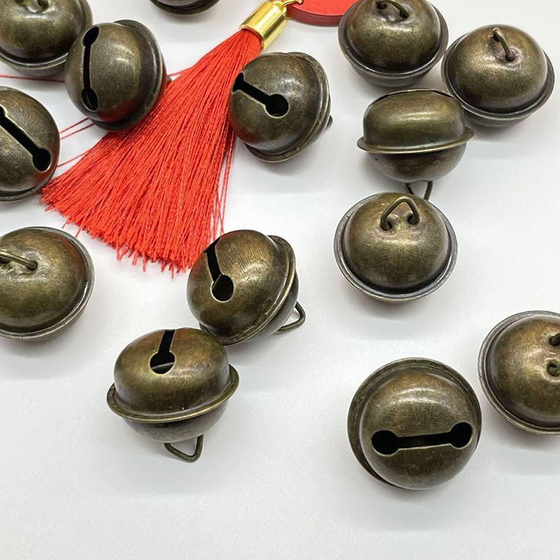 WTEMPO Retro Metal Decorative Bells Perfect for Pet Collars, Christmas Tree Ornaments DIY Handicraft Making Accessories