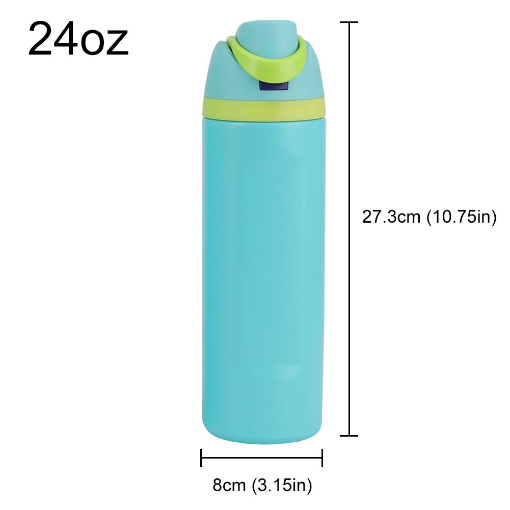 24/32oz Straw Insulated Tumbler with Handle Vacuum Insulated Cup 304 Stainless Steel Vacuum Thermal Insulated Mug for Women Men