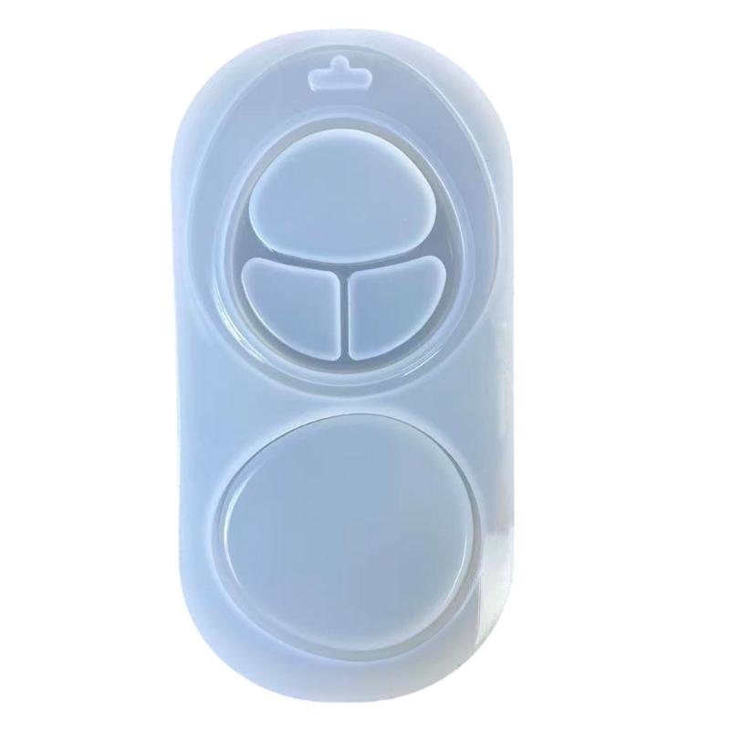 Egg Shaped Silicone Resin Mold for Mini Box Casting, Multi Cavity Body and Lid Design for Resin Plaster Ornament Craft Projects and Detailed Box