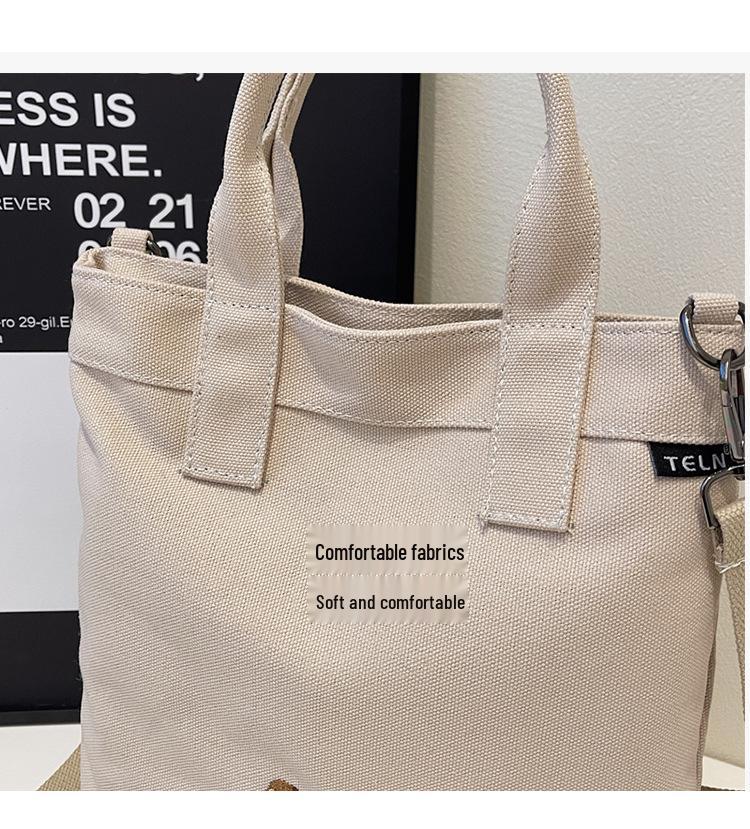 2025 Spring Japanese Style Casual Crossbody Bucket Bag - Trendy Commute Shoulder Tote