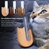 Cat Whisker Jar Mini Wooden Test Tube Vase For Whiskers Cat Whisker Collection Refrigerator Magnet Pet Hair Keepsake Bottles